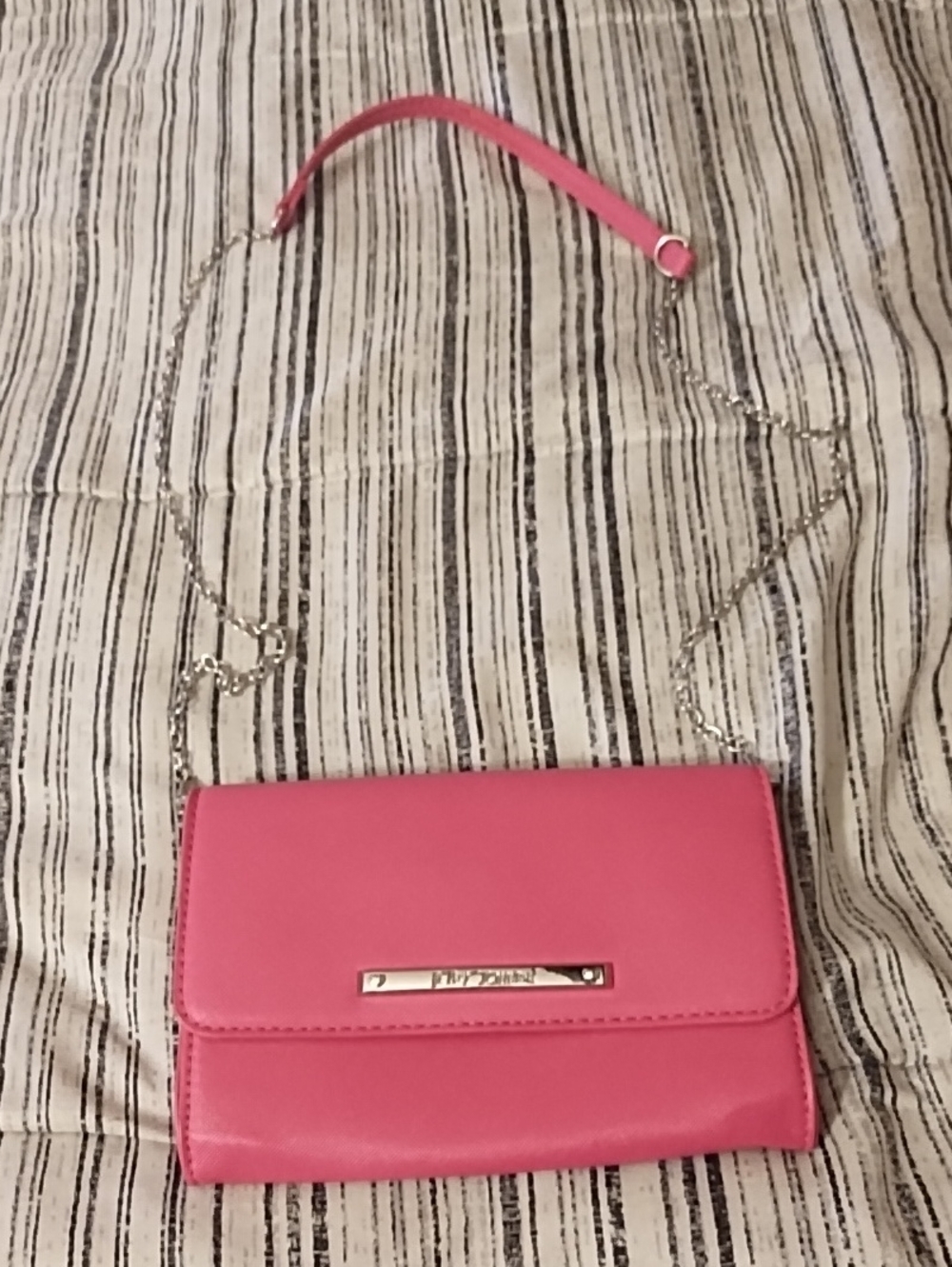 Betsy Johnson Chain Crossbody Bag